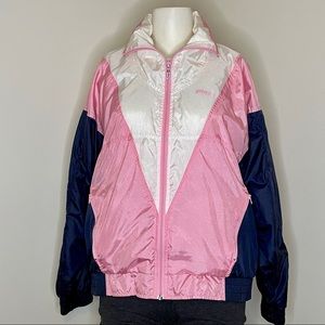 Vintage Prince pink and navy track suit